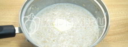 овсяная каша на молоке. Шаг 4
