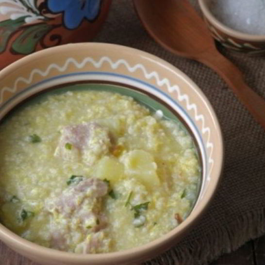 Рецепт полевой каши с тушенкой