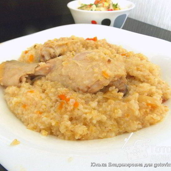 Рецепт пшеничной каши с курицей
