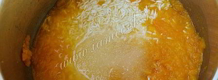 тыквенная каша с рисом. Шаг 5