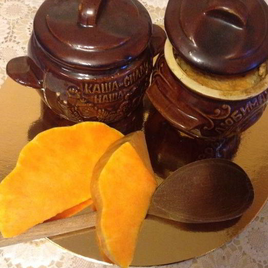 Тыквенная каша с сухофруктами в горшочках