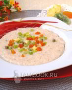 Ячневая каша на молоке