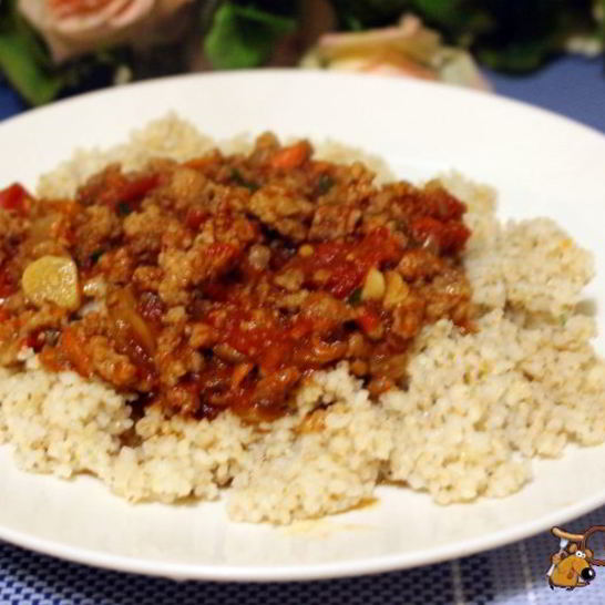 Рецепт ячневой каши с мясным соусом