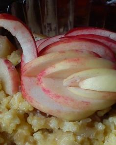 Янтарная каша с сыром