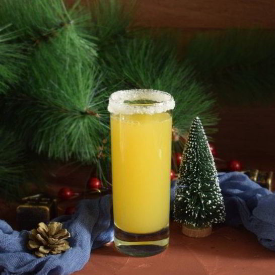 Рецепт апельсинова-ананасового коктейль