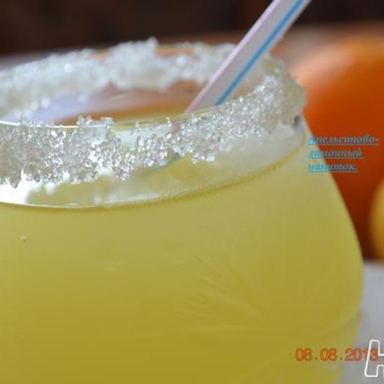 Рецепт апельсинова-лимонного напиток