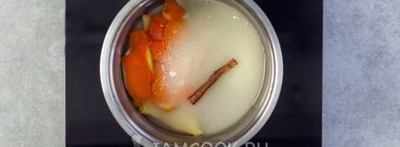 апельсиновый сироп для пропитки бисквита. Шаг 5