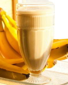 Бананово-кефирный коктейль