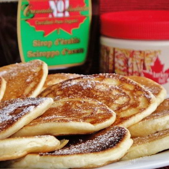 Рецепт блинчиков с кленовым сиропом