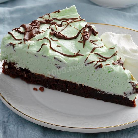 Рецепт брауни с мятным сиропом