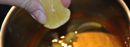 горячий яблочный напиток со специями и сливочным маслом. Шаг 3