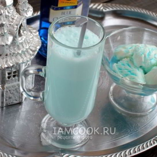 Рецепт коктейля с мороженым и блю кюрасао