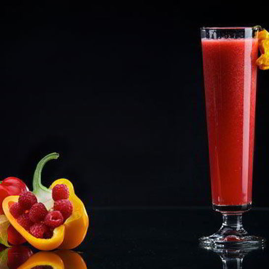 Рецепт коктейля-слинга малина и перец