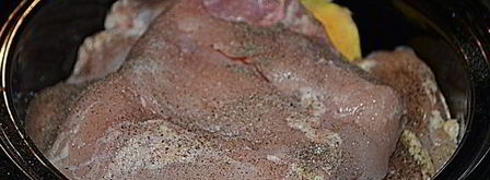 куриные грудки в апельсиново-кленовом сиропе с акорн тыквой и сладким картофелем. Шаг 2