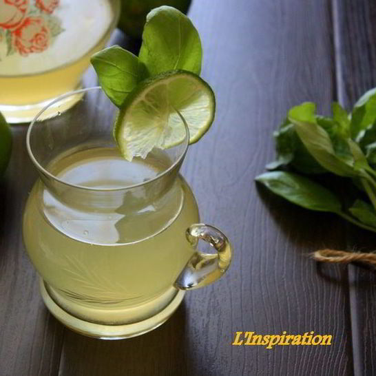 Рецепт лаймонада с душистым перцем и базиликом прохладительные напитки