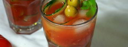 летний томатно-огуречный коктейль. Шаг 9