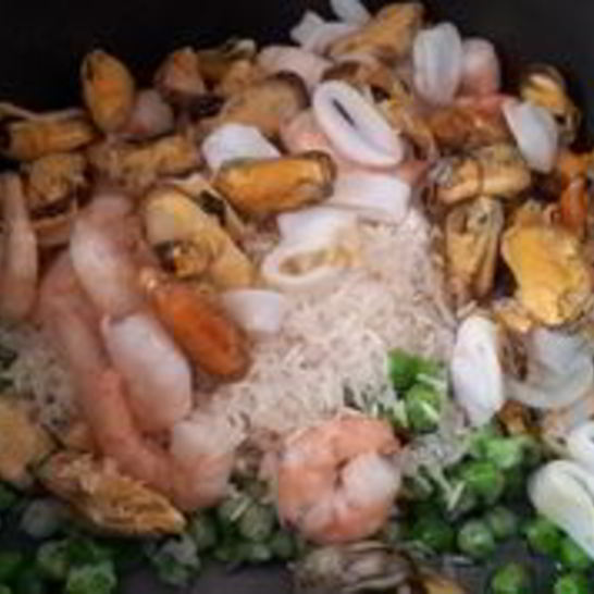 Рецепт морского коктейля на пару