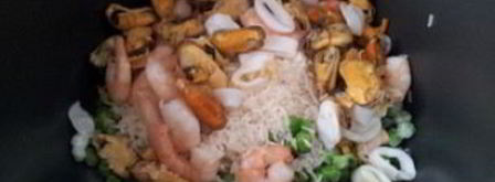 морской коктейль на пару. Шаг 5