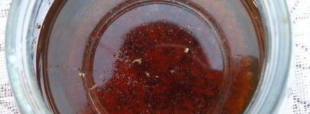 напиток из календулы с цветочным льдом. Шаг 2