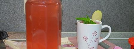 напиток с мелиссой и крыжовником. Шаг 4