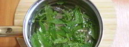 освежающий напиток из мяты. Шаг 2