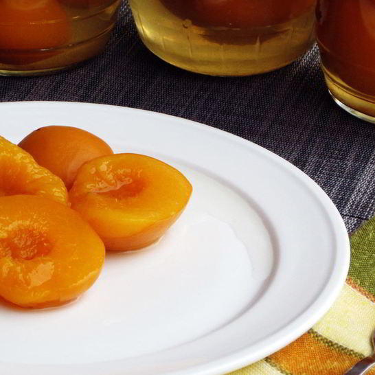 Рецепт персиков в сиропе