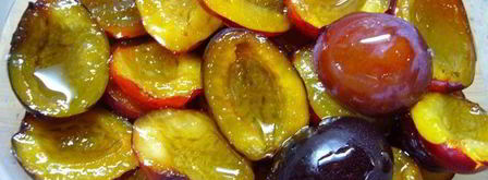 слива, замороженная в сахарном сиропе. Шаг 4