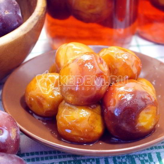 Рецепт слив в сиропе на зиму