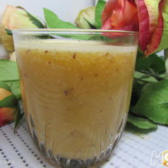 Рецепт апельсинова-бананового смузи с миндалем