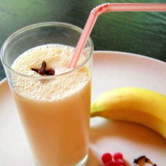 Рецепт бананового смузи на кефире