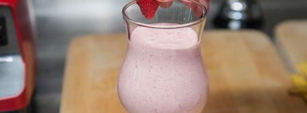 клубничный смузи с овсянкой. Шаг 7