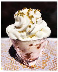 Ледяной банановый смузи Кофейный восторг