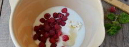 малиновый смузи вкус лета. Шаг 2