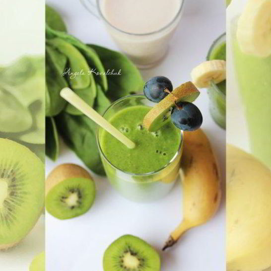 Рецепт напитка зеленого смузи