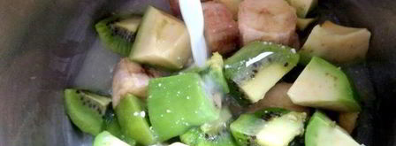 смузи из авокадо и киви. Шаг 2