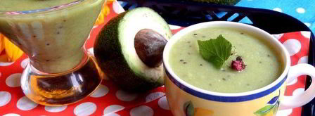 смузи из авокадо и киви. Шаг 7