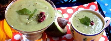 смузи из авокадо и киви. Шаг 9