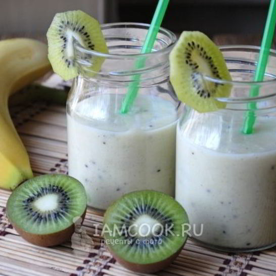 Рецепт смузей из кефира и банана