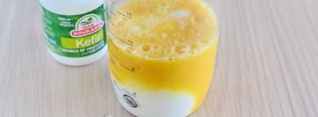 смузи из кефира с апельсином. Шаг 8