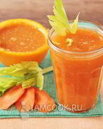 Смузи из моркови и сельдерея