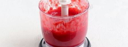 смузи из персика и малины. Шаг 7