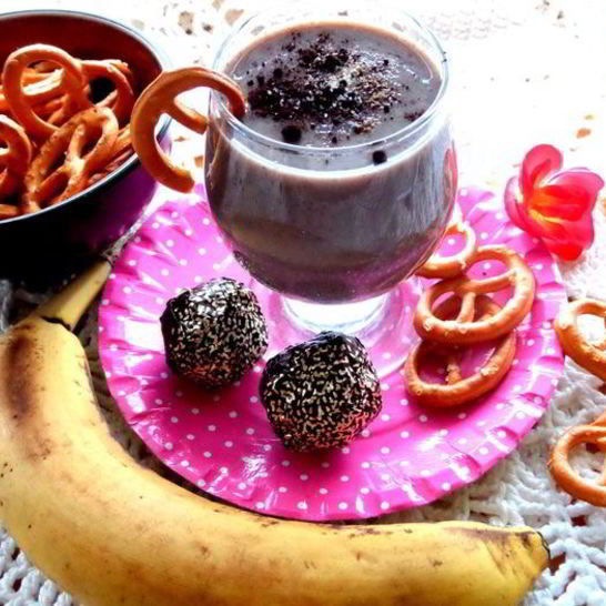 Рецепт смузей лен с какао