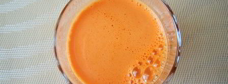 смузи с бананом и морковным соком. Шаг 2