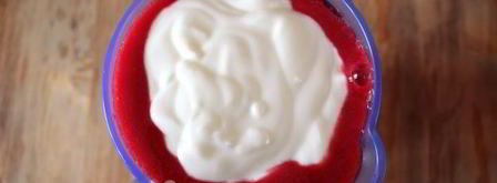 смузи с малиной и черешней. Шаг 10