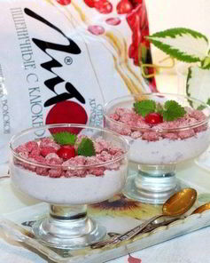 Смузи с пшеничными отрубями и фруктами