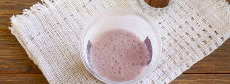 смузи с творогом, вишней и какао. Шаг 8