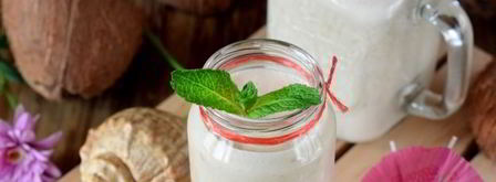 тропический смузи с кокосовым молоком. Шаг 5