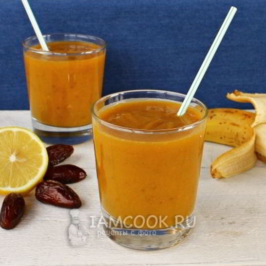 Рецепт тыквенного смузи с финиками