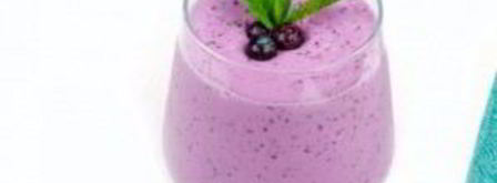 ягодный смузи черничный маффин. Шаг 3