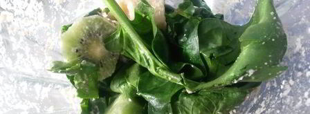 зеленый смузи на фундучном молоке. Шаг 3